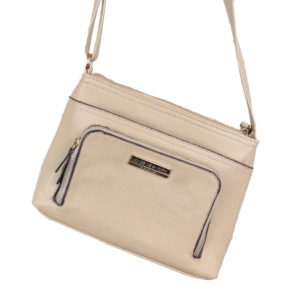 Jones New York Handbags - Jones New York Mushroom Multi Pkt Shldr/Crssbd Bag